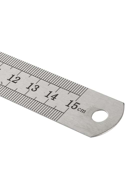 KRAF ÇELİK CETVEL 15 CM.KOD:515G