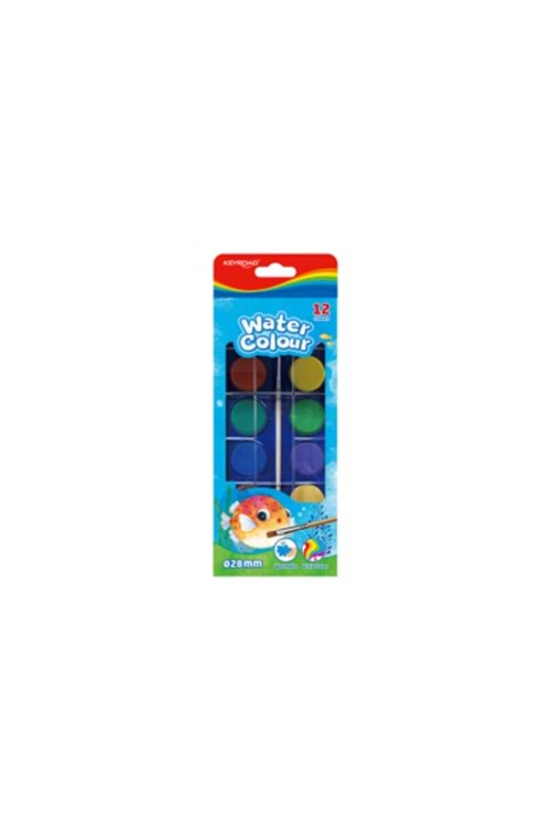 KEYROAD SULUBOYA 12 RENK 28 MM.BÜYÜK TABLET KR972884