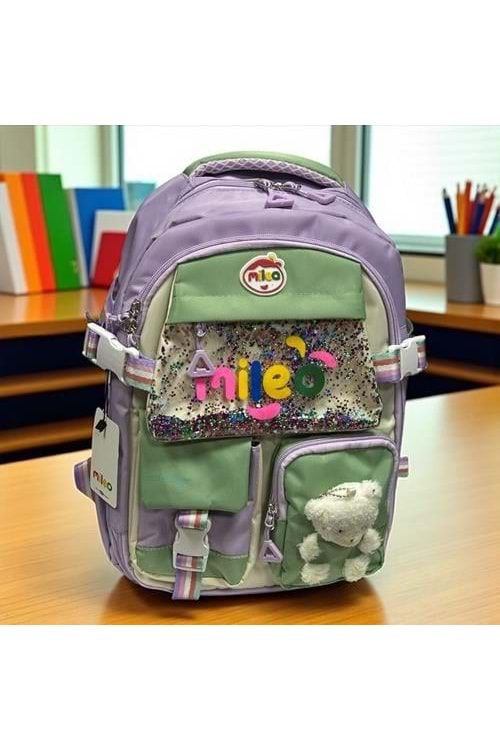 MİLEO TEDDY OKUL ÇANTASI KARIŞIK 2805