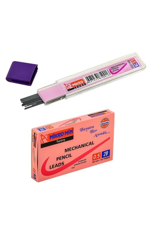 MİKRO MİN-UÇ 0.5 MM.20 Lİ 60 MM.48 Lİ PK.M-600