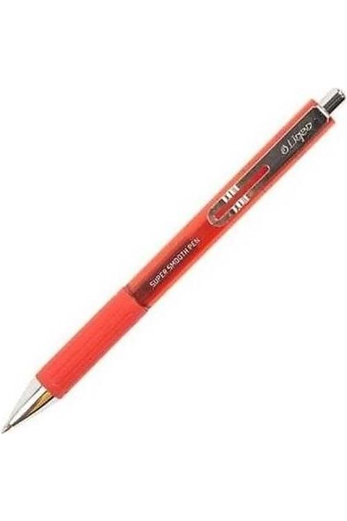 LİQEO JEL ROLLER KALEM KIRMIZI 0.7 MM.12 Lİ PK.SUPER SMOOTH