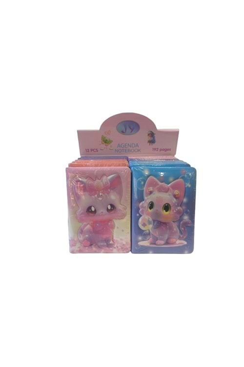 AGENDA PUFFY DEFTER SEVİMLİ KEDİ 12 Lİ PK.3762-19 CDF-173