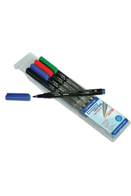 LİNEPLUS ASETAT KALEMİ (M) 4 LÜ BLİSTER