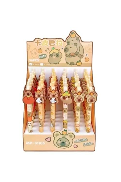 BRONS VERSATİL KALEM 0.7 MM.36 LI PK.CAPYBARA BR-6008