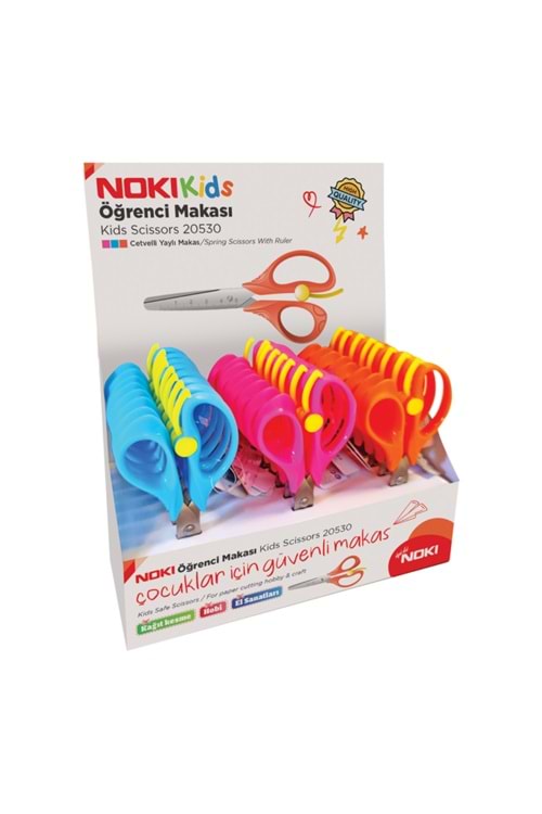NOKİ ÖĞRENCİ MAKASI CETVELLİ YAYLI 24 LÜ PK.20530