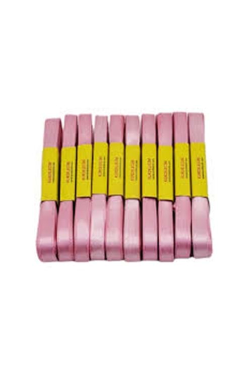 KURDELECİM PEMBE KURDELE 1 CM.*10MT. 10 LU PK.
