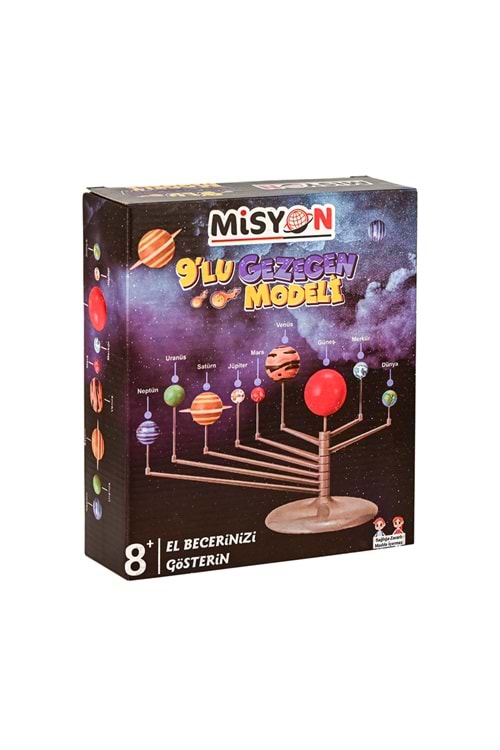 MİSYON 9 LU GEZEGEN MODELİ BOYAMALI SET MSY-08