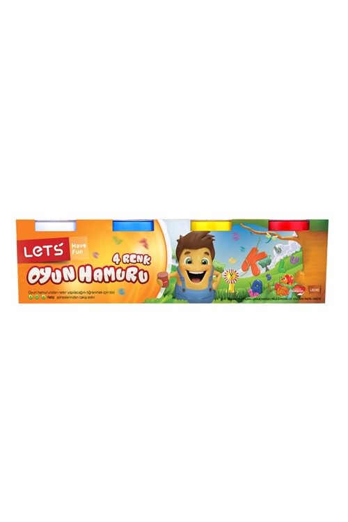 LETS OYUN HAMURU MİNİ 4 RENK 224 GR.