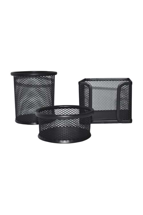 STİLO METAL PERFORE 3 LÜ SET FİLE SİYAH
