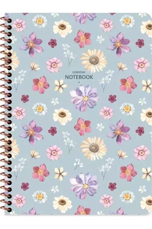 KESKİN 80 YP.DEFTER A5 KARELİ SPİR.ÇİÇEK