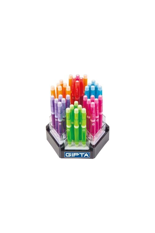GIPTA VERSATİL KALEM SHAKE 0.7mm 6 RENK 36 LI STAND
