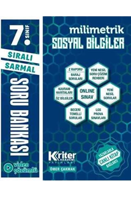 KRİTER 7.SINIF MİLİMETRİK SOSYAL BİLGİLER SB-KAVRAM HARİTALI
