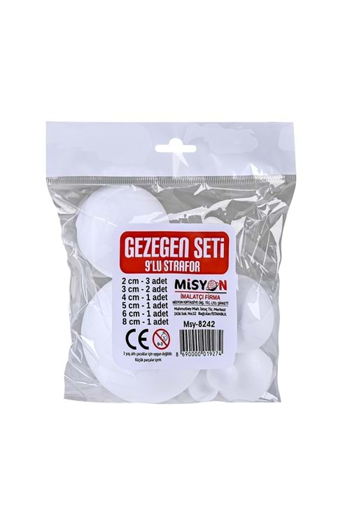 MİSYON 9 LU STRAFOR GEZEGEN SETİ MSY-8242