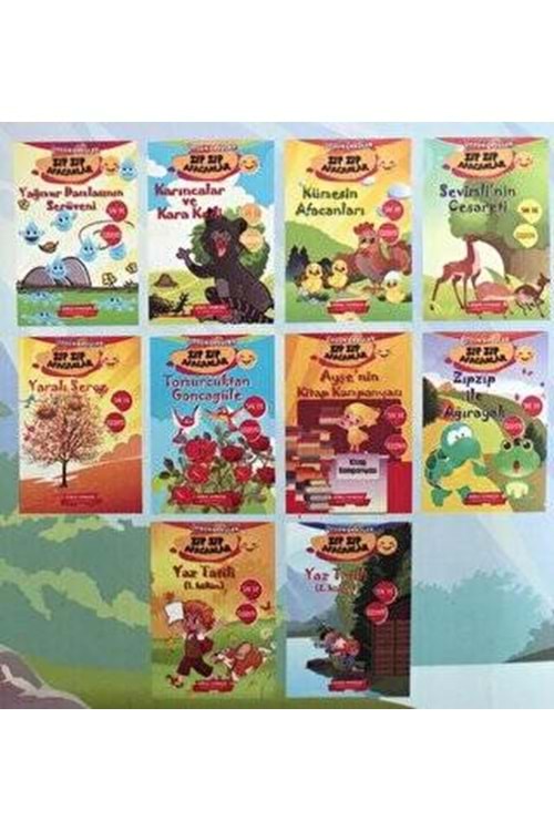 GÖNÜL ZIP ZIP AFACANLAR 10 KİTAP 32 SAYFA