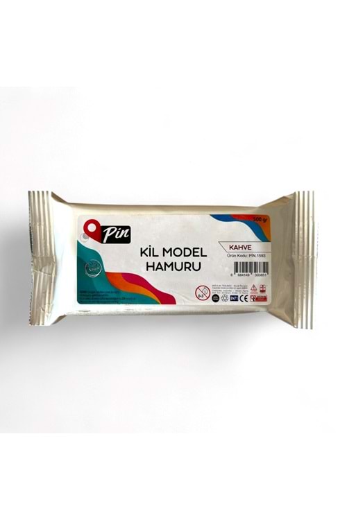 PİN SERAMİK KİL 500 GR.KAHVERENGİ
