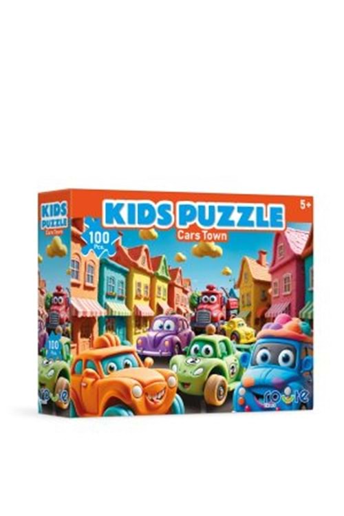 JOKER PUZZLE 100 LÜ 34*48 CM.CARS TOWN