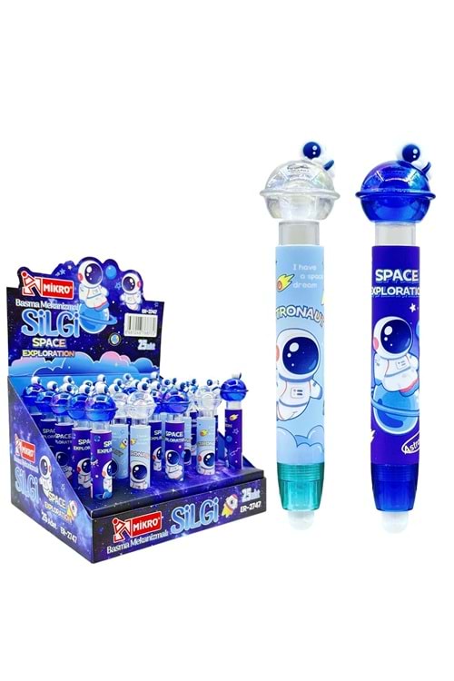 MİKRO SİLGİ BASMA MEKANİZMALI 25 Lİ SPACE ER-2747