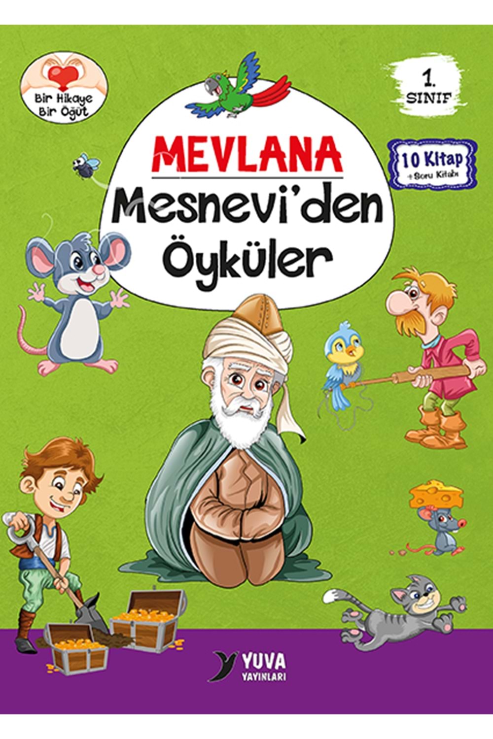 YUVA 1.SINIF MEVLANADAN ÖYKÜLER-SORU KİTAPCIĞI (DÜZ YAZI)