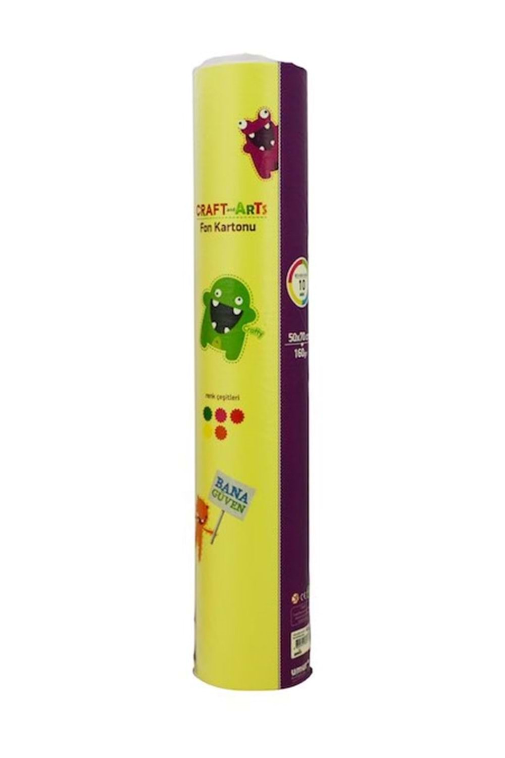 CRAFT AND ARTS FON KARTONU 10 LU KARIŞIK 120 GR.