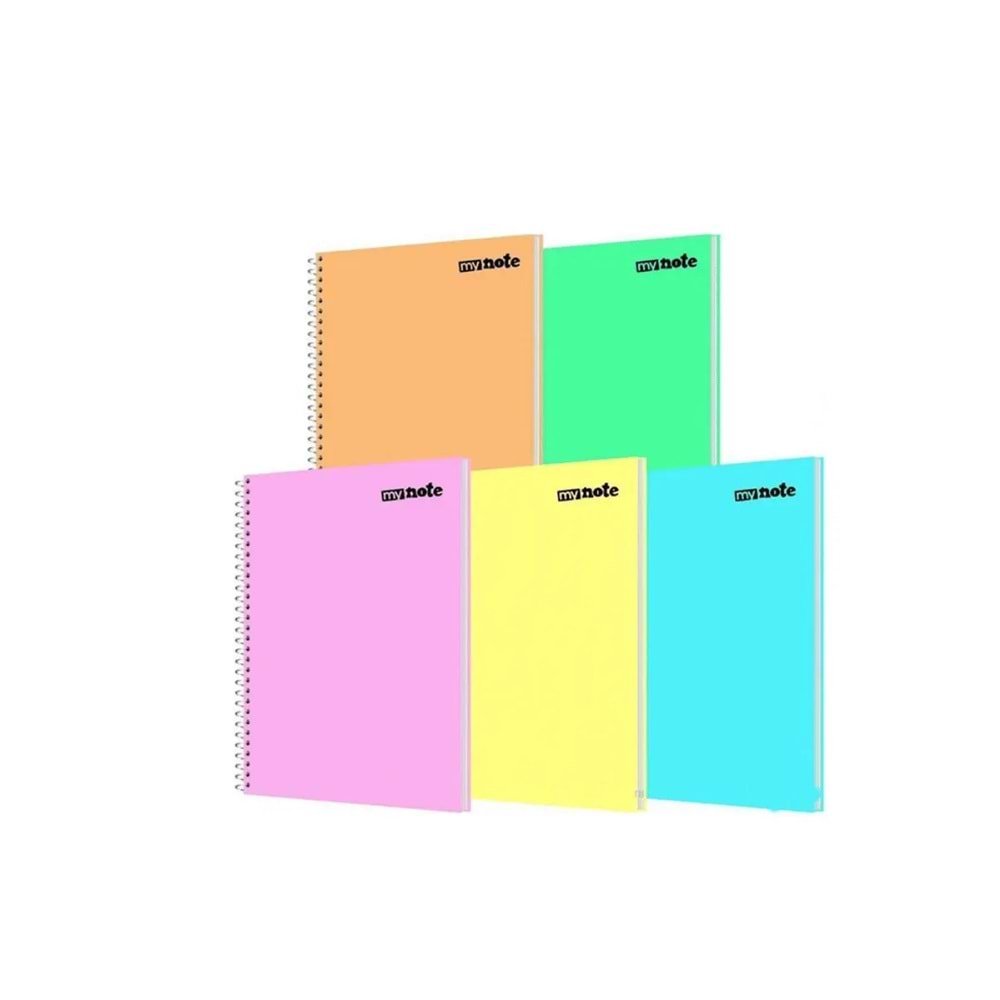 MYNOTE DEFTER A4 KARELİ 40 YP.SİPR.FLEX PASTEL PP.KPK.