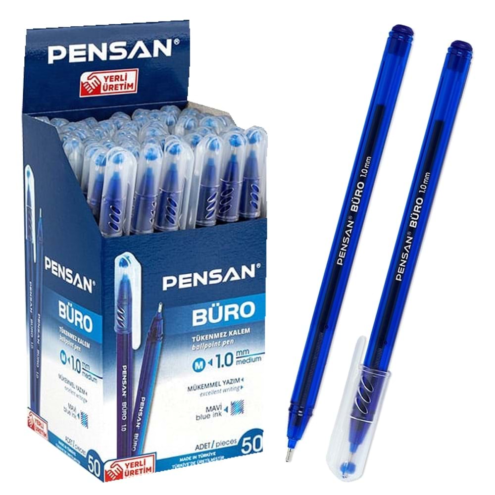 PENSAN TÜKENMEZ KALEM 1.0 BÜRO MAVİ 2270