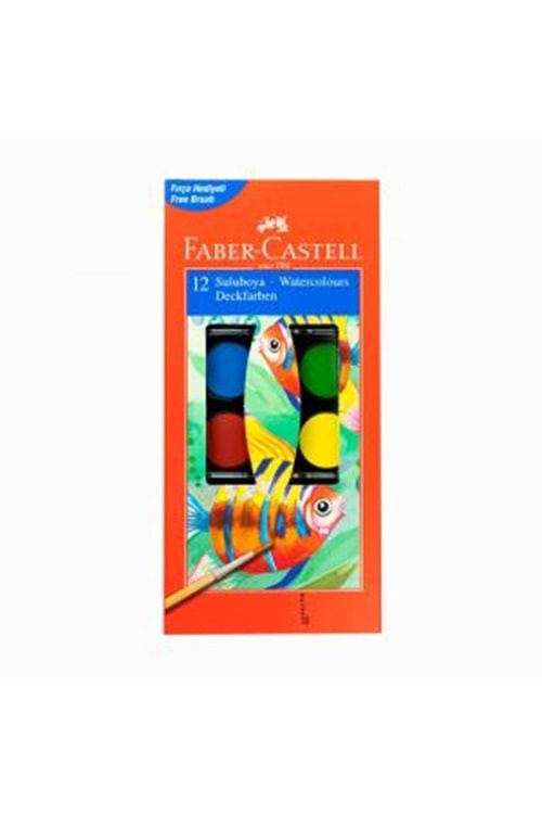FABER-CASTELL SULUBOYA 12 RENK KÜÇÜK BOY
