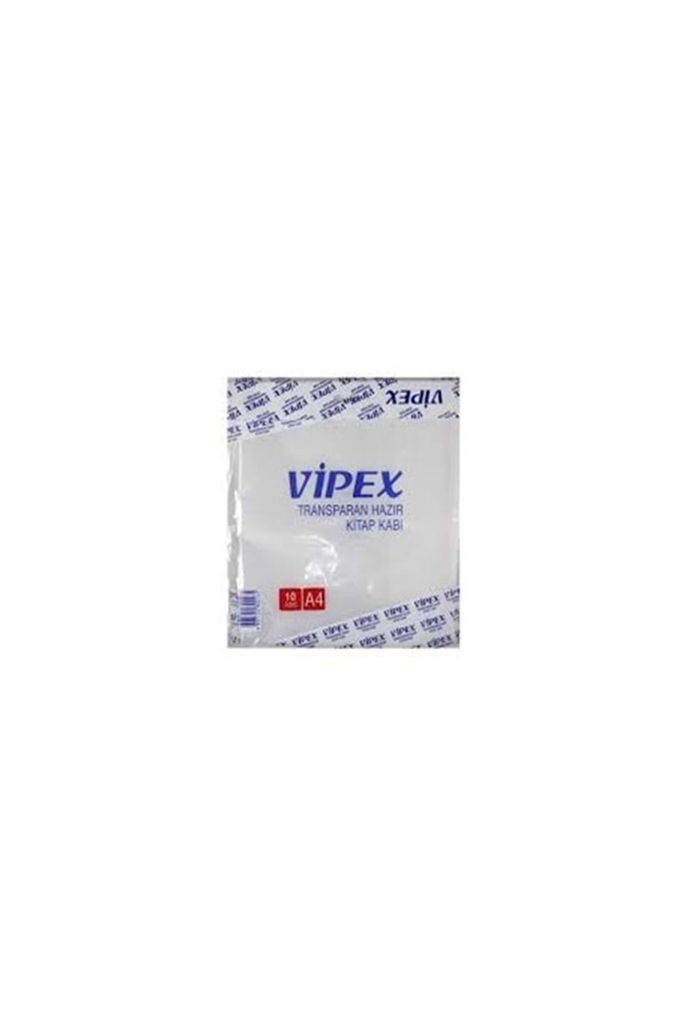 VİPEX HAZIR KİTAP KABI A4 ŞEFFAF 10 LU PK.