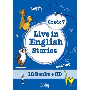 LİVİNG GRADE-7 LİVE İN ENGLİSH STORİES 10 KİTAP