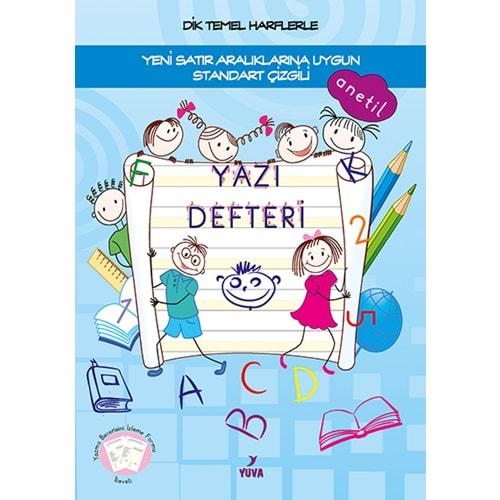 YUVA GÜZEL YAZI DEFTERİ A4 YENİ MÜFREDAT STANDART ÇİZGİLİ