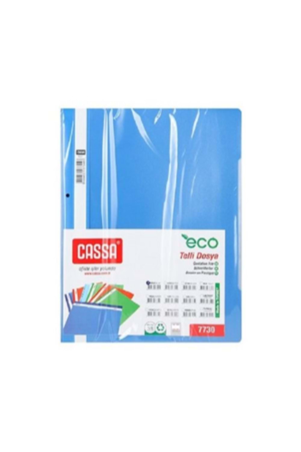 CASSA TELLİ DOSYA MAVİ 50 Lİ