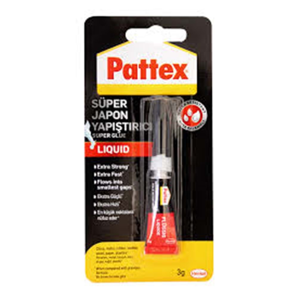 PATTEX SÜPER JAPON YAPIŞTIRICI 3 GR.