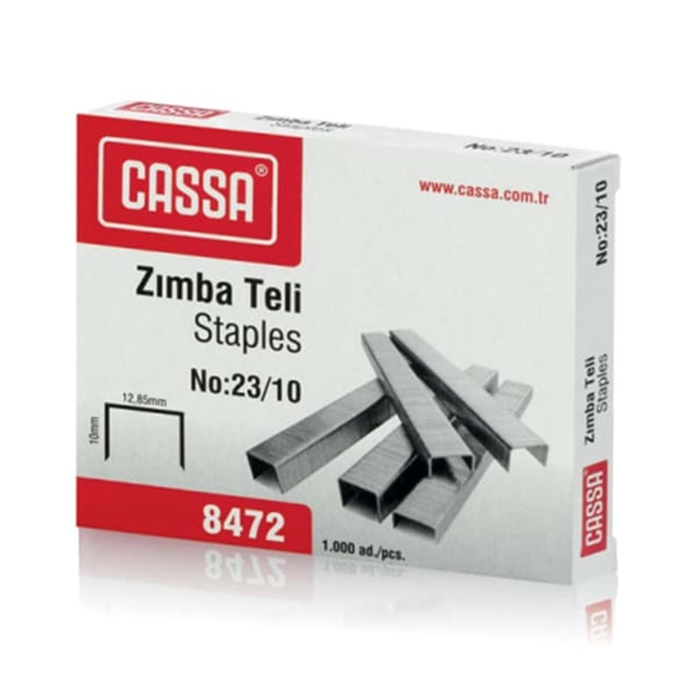 CASSA ZIMBA TELİ NO:23/10 KOD:8472