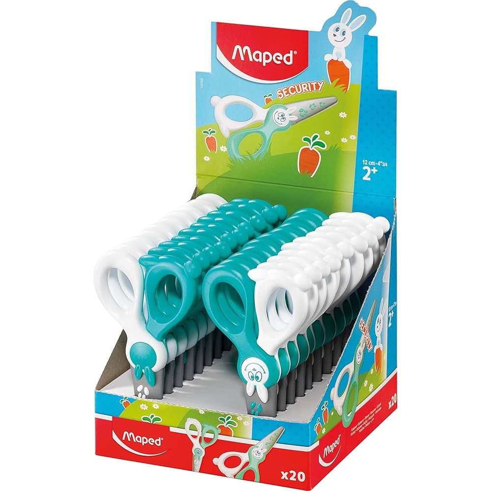 MAPED KİDİKUT MAKAS PLASTİK 12 CM.