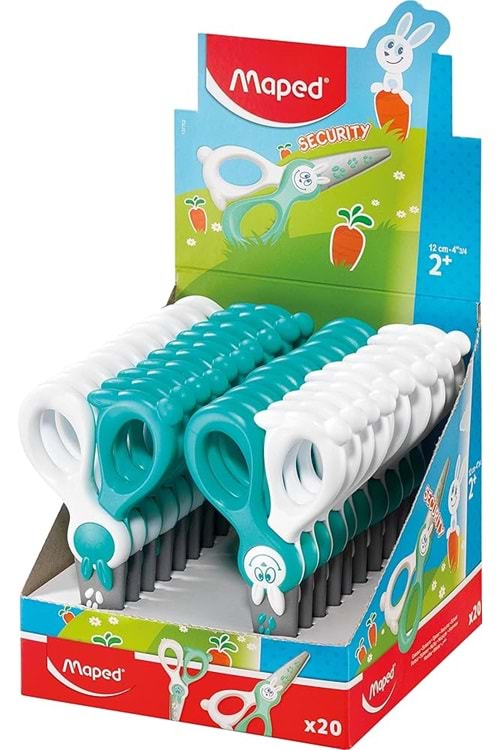 MAPED KİDİKUT MAKAS PLASTİK 12 CM.