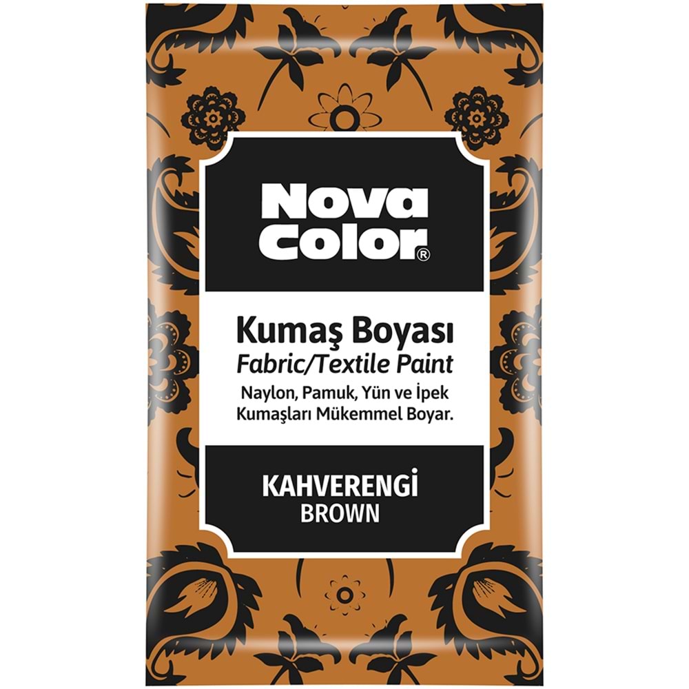 NOVA COLOR KUMAS BOYASI TOZ KAHVERENGİ 12 GR