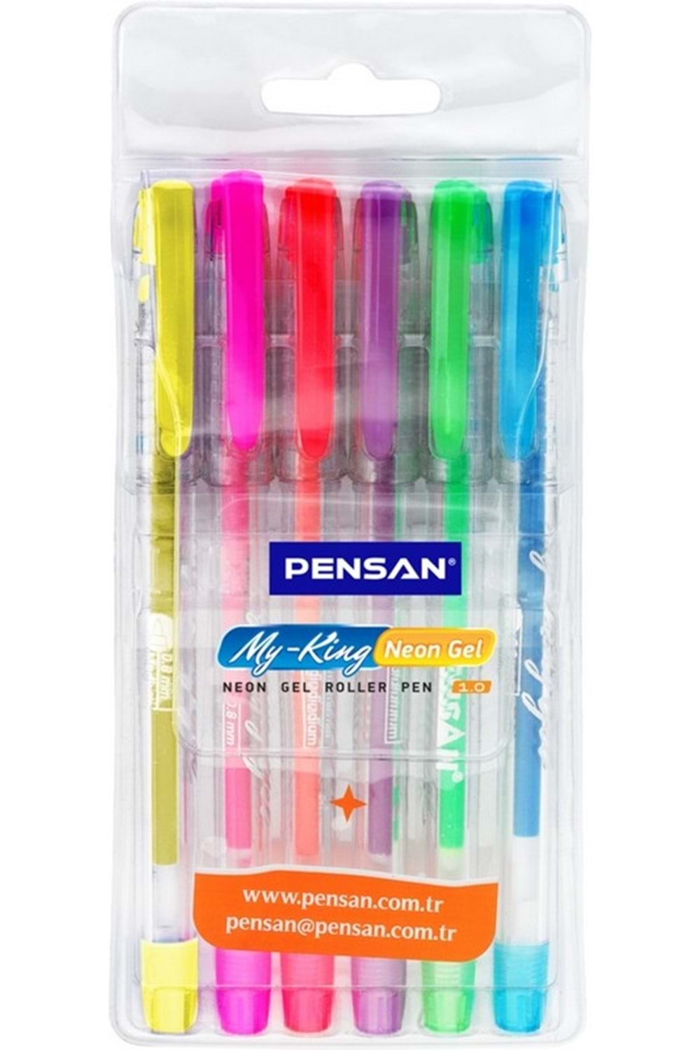 PENSAN NEON JEL KALEM 6 RENK MY-KİNG