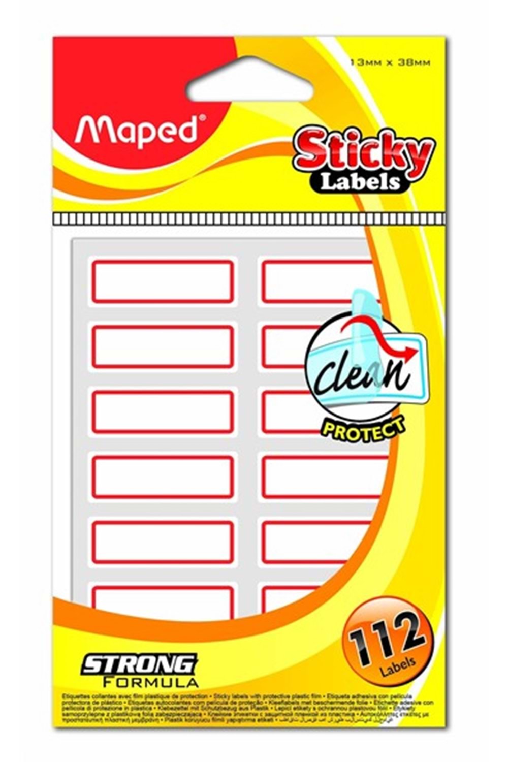MAPED ÜRÜN ETİKETİ 13x38 MM.112 Lİ STİCKY LABELS