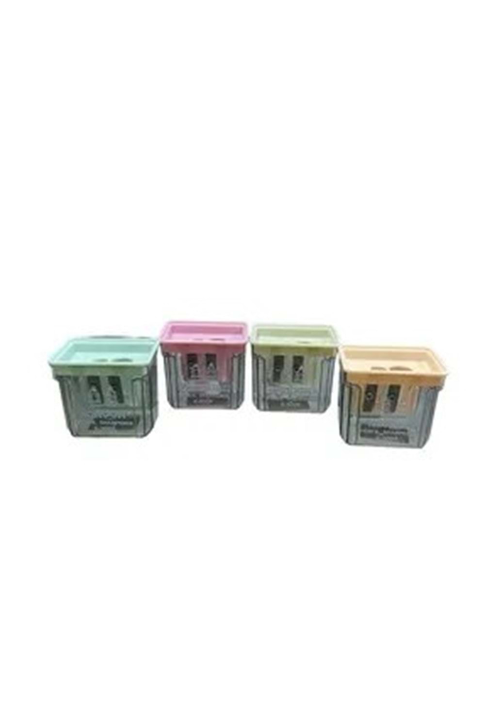 PERFECT JUMBO KALEMTRAŞ ÇİFT BIÇAK HAZNELİ UC-129B PASTEL