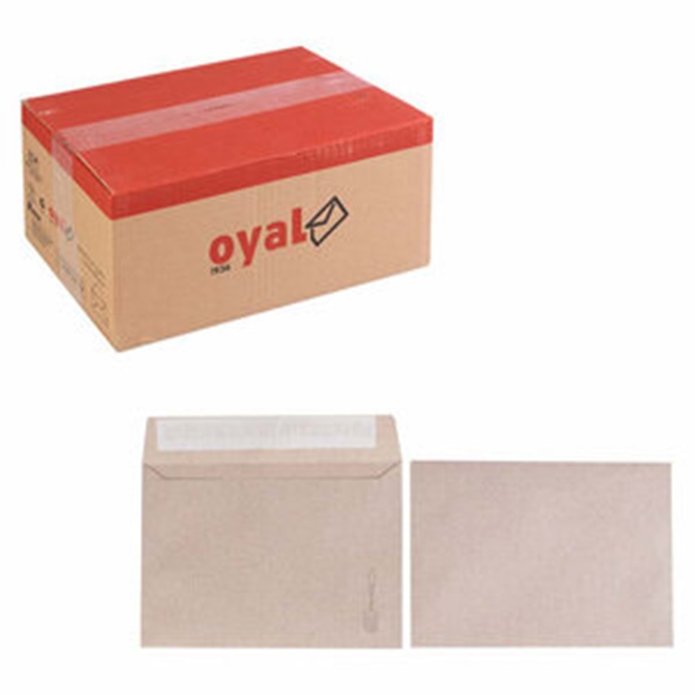 OYAL KARE ZARF ELVAN 70 GR.KRAFT SLİKONLU