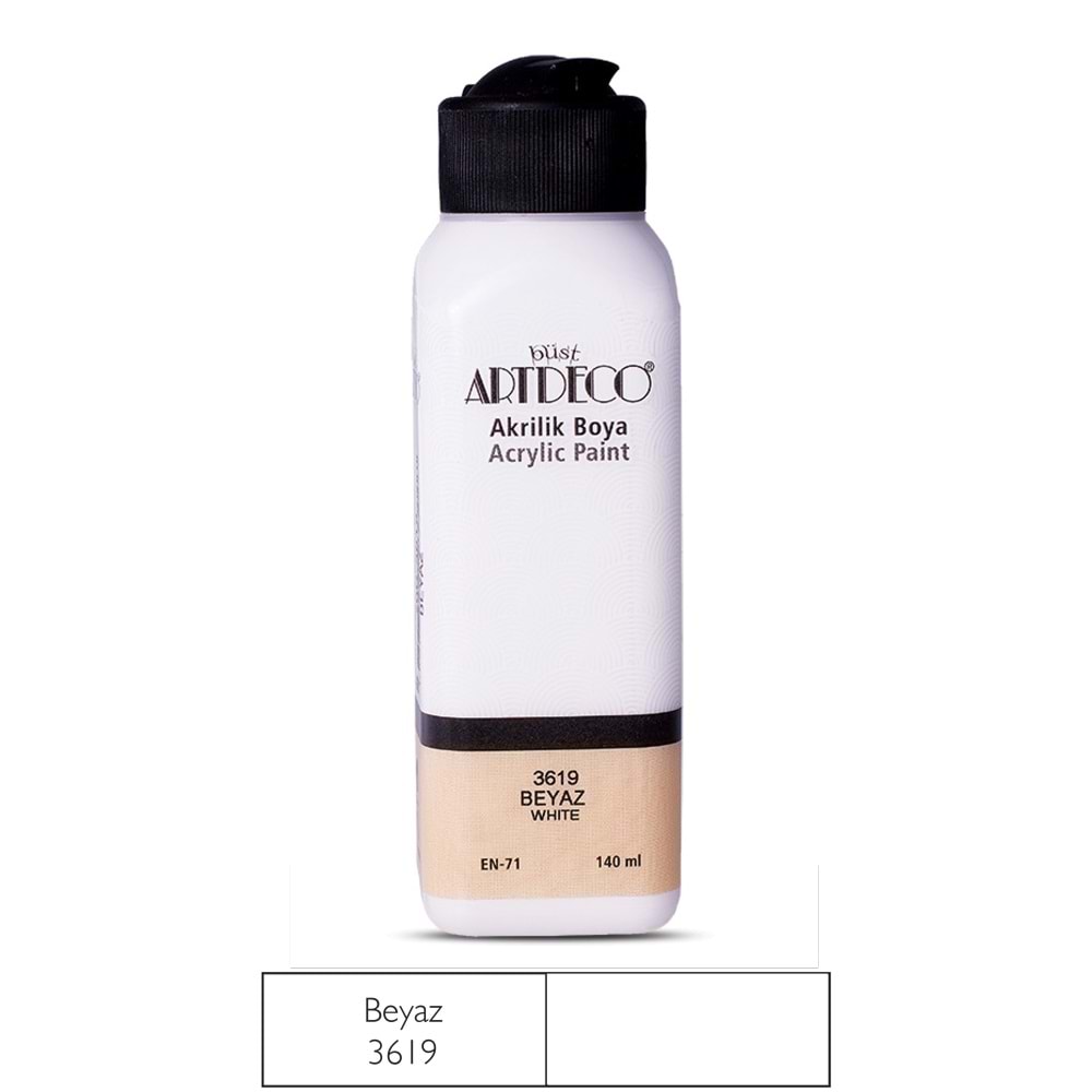ARTDECO AKRİLİK BOYA BEYAZ 140 ML.70R-3619