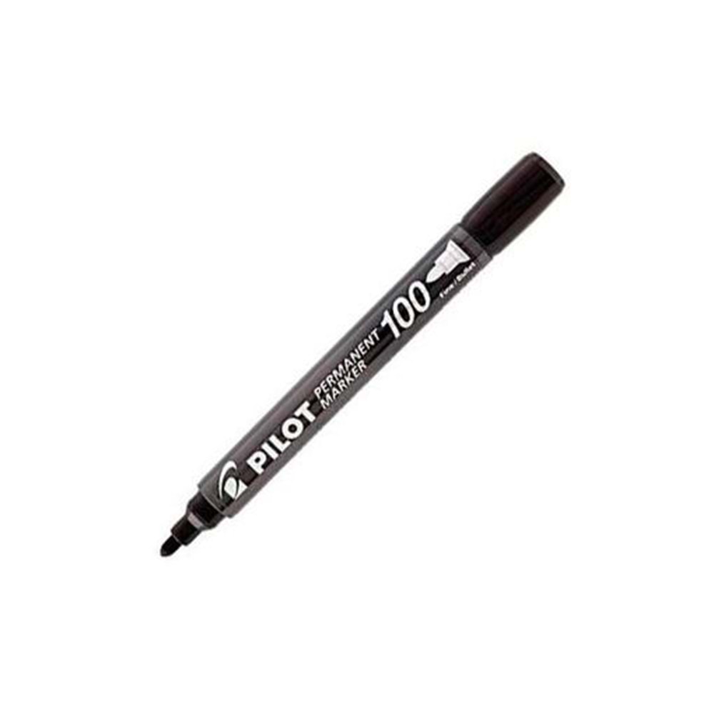 PILOT PERMANENT MARKER SİYAH YUVARLAK UÇ SCA-100-B