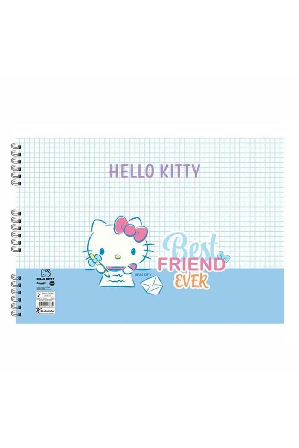 KESKİN RESİM DEFTERİ 25*35 CM.15 YP.SPİR.HELLO KİTTY 300215-13