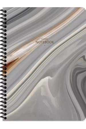 KESKİN 80 YP.DEFTER A5 KARELİ SPİR.CLASSİC MARBLE