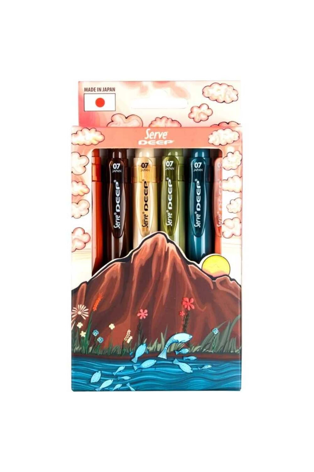 SERVE DEEP VERSATİL KALEM TOPRAK TONLARI 0.7MM 6 LI KUTU