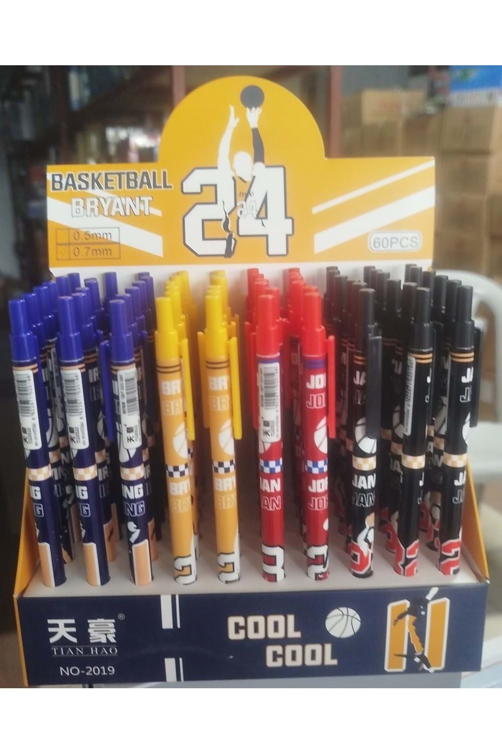 TİANHAO VERSATİL KALEM 0.7 MM.60 LI PK. BASKETBALL NO:2019